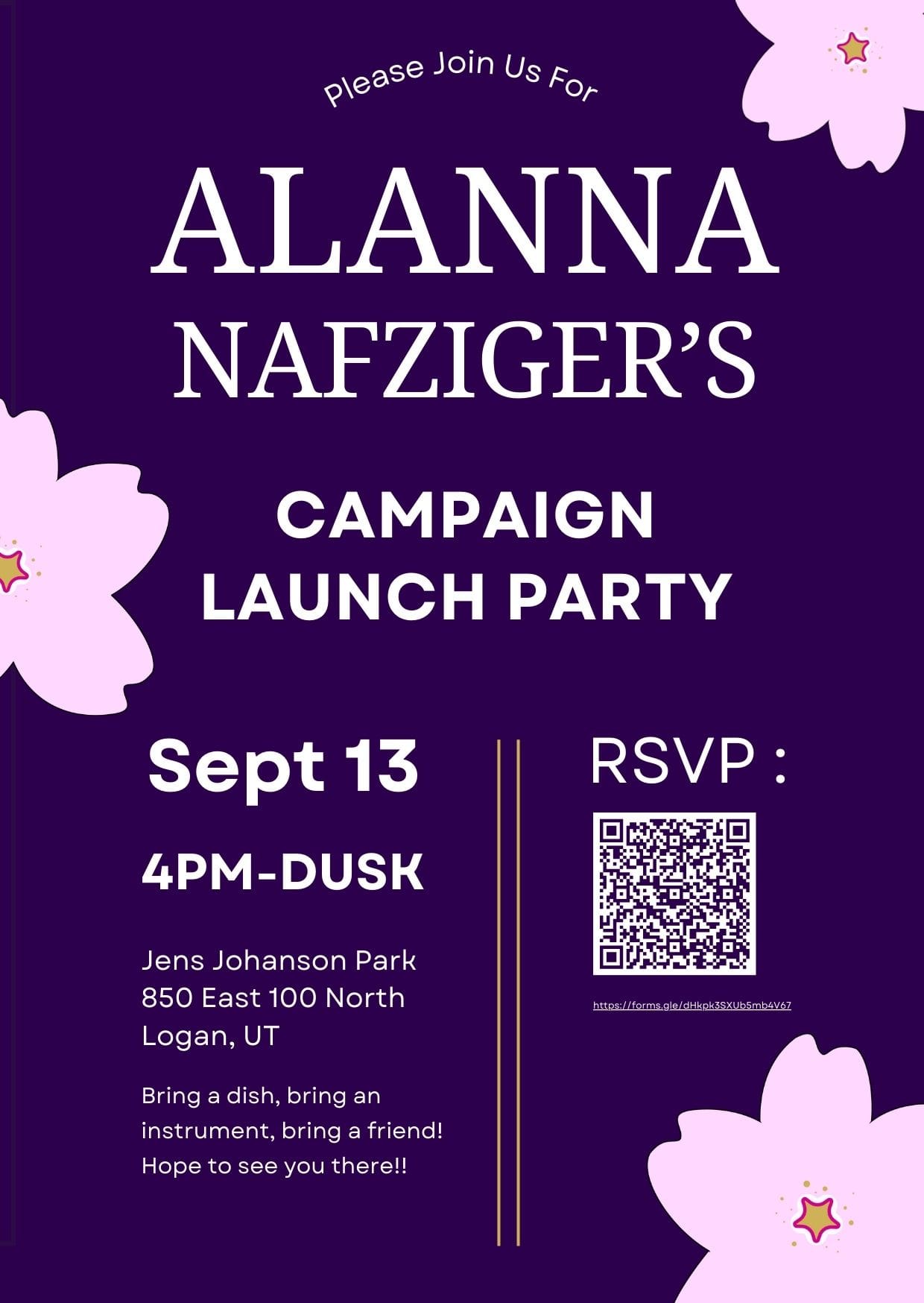 Campaign Launch Party!!!